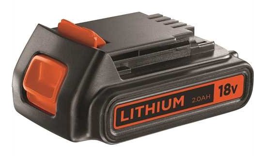 Black+Decker Batería De Iones De Litio De 18 V/2,0 Ah