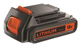 Black+Decker Batería De Iones De Litio De 18 V/2,0 Ah