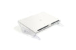 EAN 8717399998277 - BakkerElkhuizen FlexDesk 630N archivador Acrílico, Plástico, Caucho, Acero Transparente, Blanco imagen 1