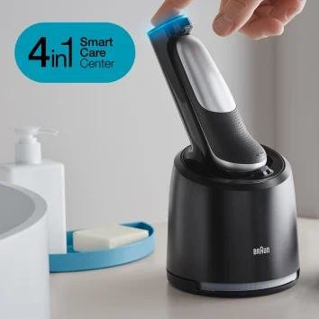 EAN 4210201433637 - Braun Series 7 71-S7200cc Máquina de afeitar de láminas Recortadora Negro, Plata imagen 6