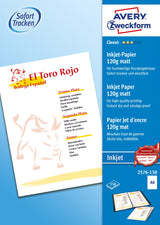 Avery Zweckform Papel Fotográfico 2576-150 Din A4 Mate 120 G Qm 150 Hojas