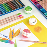 Milan Afilalápices Doble Sphere Fluo Colores Surtidos -Cubo Expositor 24u-