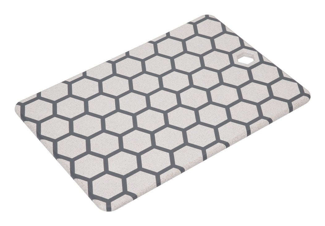 EAN 4260403577653 - Resto Kitchenware 95401 tabla de cocina para cortar Rectangular Plástico Gris, Blanco imagen 3