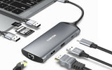 Canyon Usb-8-In1 Hub Usb-C > Hdmi/3xusb/Usb-C/Rj45/Sd Slot Retail