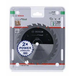 Bosch Hoja De Sierra Circular Standard Para Madera, 140mm 2608837669