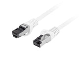 EAN 5901969440645 - Lanberg PCF8-10CU-0025-W cable de red Blanco 0,25 m Cat8.1 S/FTP (S-STP) imagen 1