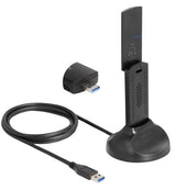 Delock Wi-Fi 6e Dualband Wlan Usb Adapter Ax5400 (2 X 2402 + 574 Mbps)