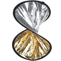 Reflector Doble Walimex Plata / Oro, 30cm