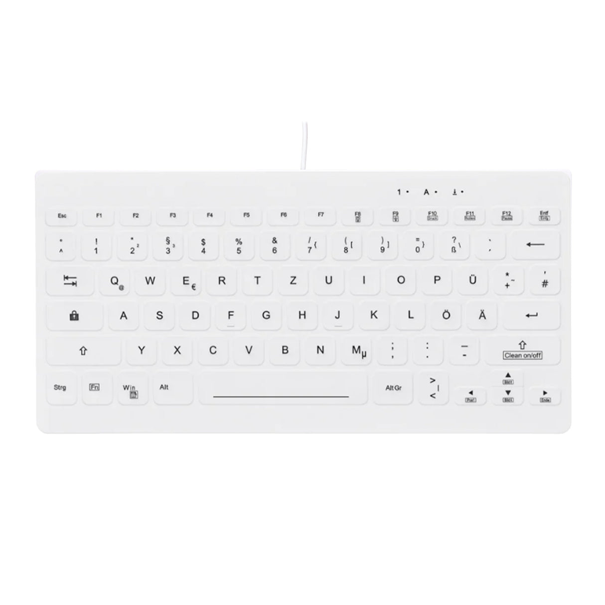 EAN 7061117684333 - Contour Design Active Key AK-C4112 teclado Médico USB QWERTZ Alemán Blanco imagen 1