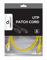 EAN 8716309093330 - Gembird PP6U-0.5M cable de red Amarillo 0,5 m Cat6 U/UTP (UTP) imagen 3