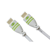 Techly 2.0m Hdmi M/M Cable Hdmi 2 M Hdmi Tipo A (Estándar) Blanco