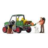 Figura Schleich Farm World Granjero Forestal Con Vehículo  42659