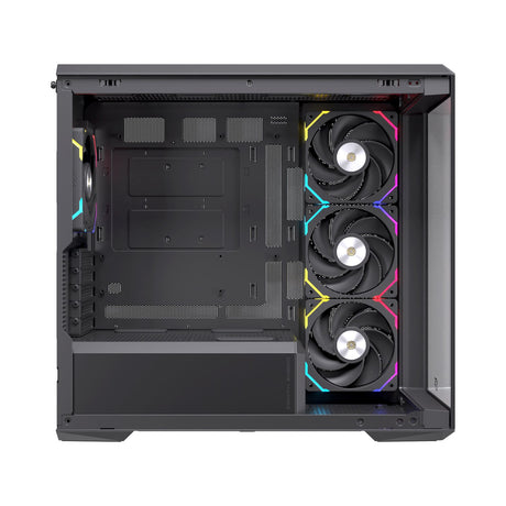 EAN 6977277368963 - Einarex EXCS-ZM-800R-B carcasa de ordenador Midi Tower Negro imagen 3