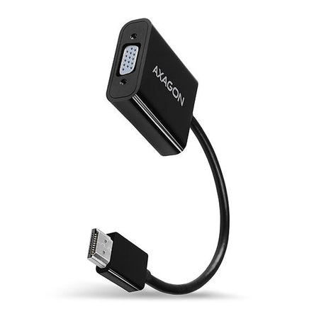 EAN 8595247904409 - Axagon RVH-VGAN adaptador de cable de vídeo 0,15 m HDMI tipo A (Estándar) VGA (D-Sub) Negro imagen 1