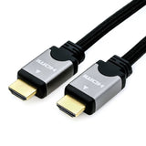 Roline Hdmi High Speed Cable Mit Ethernet, St-St, Schwarz   Silber, 7,5 M