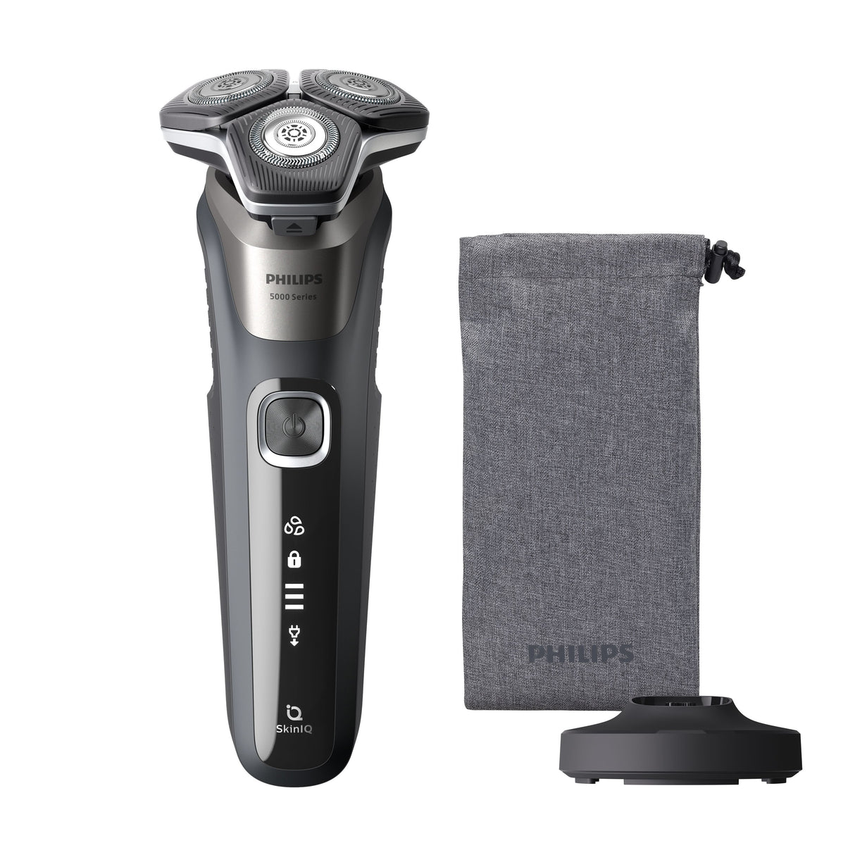 EAN 8720689021197 - Philips SHAVER Series 5000 S5887/13 afeitadora Máquina de afeitar de rotación Recortadora Gris imagen 1