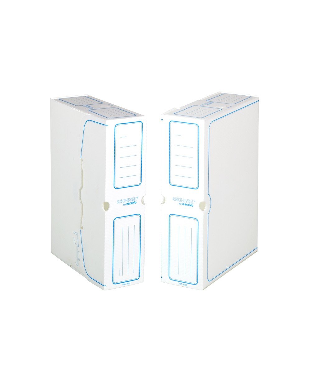 Carchivo Caja Archivo Definitivo Desplegado Pp 100mm Folio Blanco