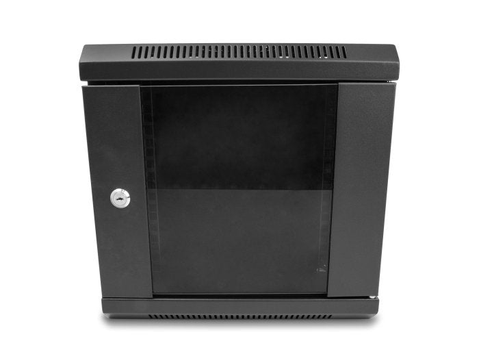Delock 43417 Gabinete De Red De 10" Con Puerta De Vidrio 6u Negro