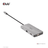 Club3d Usb-9-In1-Hub Usb-C > Hdmi/Vga/2xusb/Usb-C/Rj45/Sd Retail