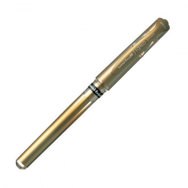 EAN 4902778922996 - Uni-Ball Signo UM-153 Broad Bolígrafo de gel con tapa Oro 12 pieza(s) imagen 1