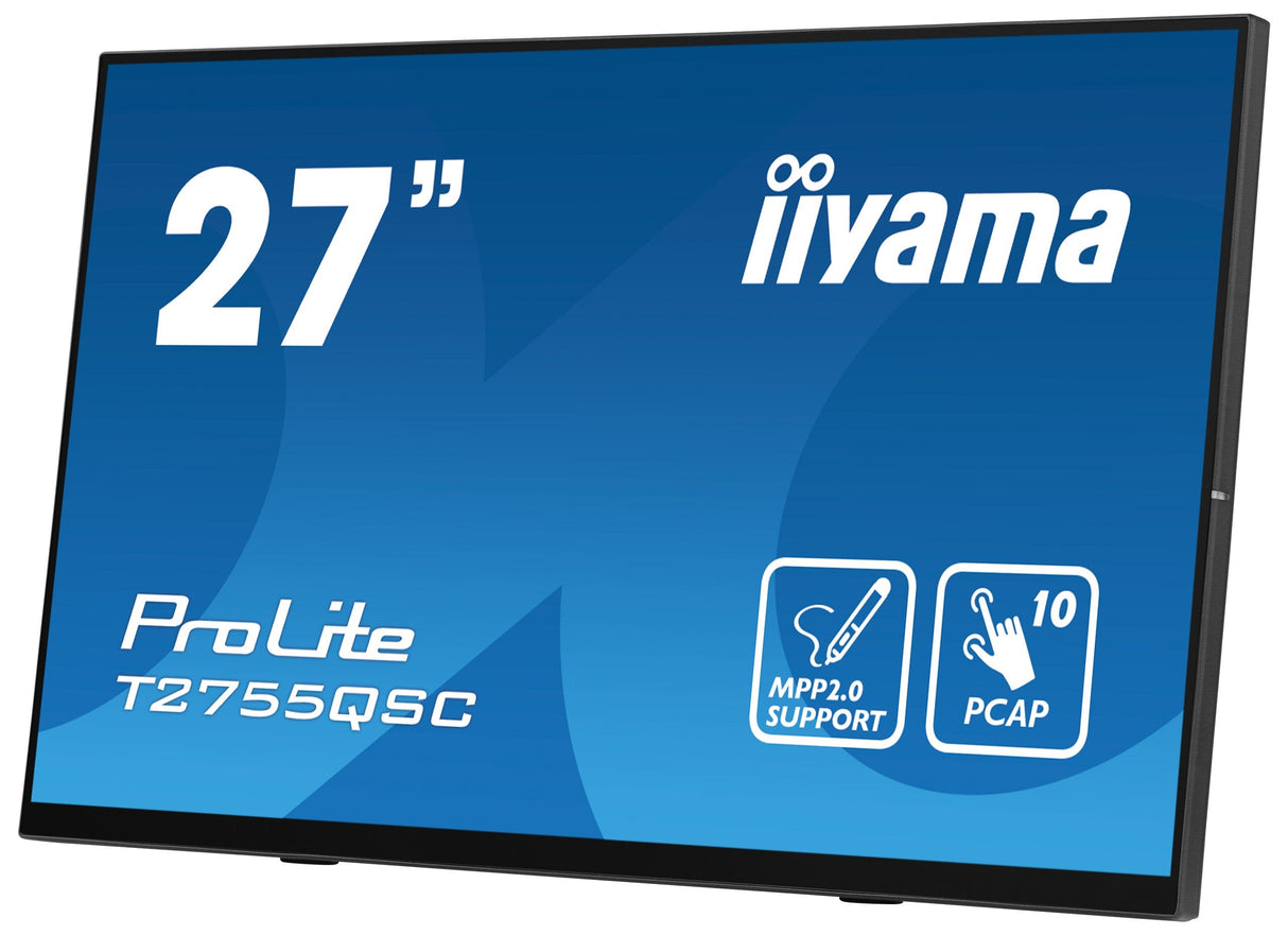 Monitor Iiyama  27" T2755qsc-B1 16:9 M-Touch Hdmi+Dp Ips Retail