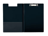 Esselte Carpeta Con Pinza Y Tapa De Carton Forrado Con Pp - Tamaño A4 - Resistente Pinza De Metal - Funda Interior Adicional - Gancho Para Colgar - Ranura Para Boligrafo - Color Negro