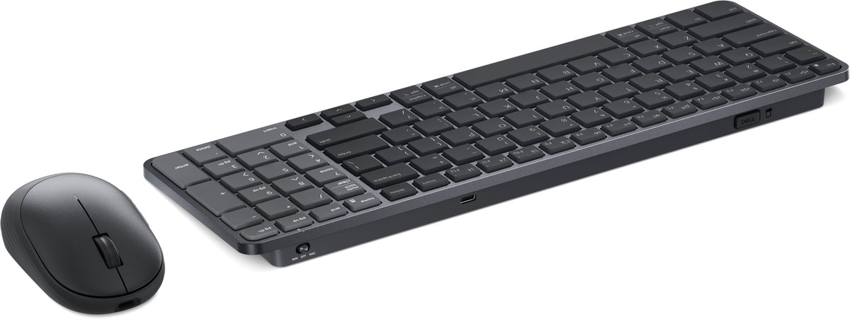 Dell Km746 - Pack Teclado + Ratón Inalámbrico Negro Français (Azerty) Rechargeable