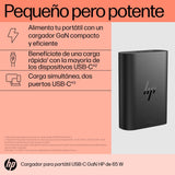 Cargador Para Portátil Hp Usb-C De Nitruro De Galio De 65 W