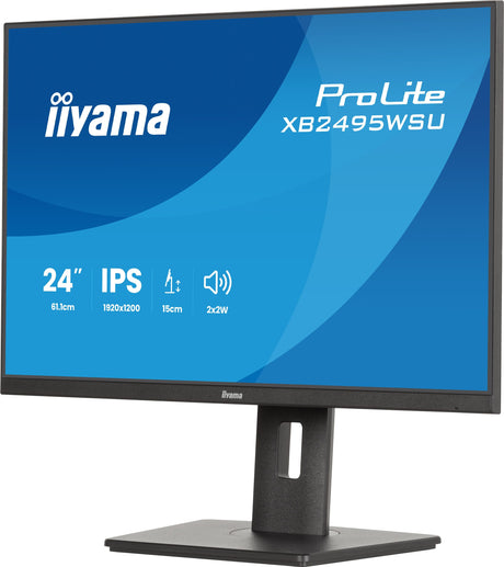 EAN 4948570127641 - iiyama ProLite XB2495WSU-B1 pantalla para PC 61,2 cm (24.1") 1920 x 1200 Pixeles WUXGA LCD Negro imagen 6
