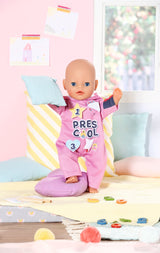 Pelele De Muñeca Baby Born Kindergarten Romper+Badges