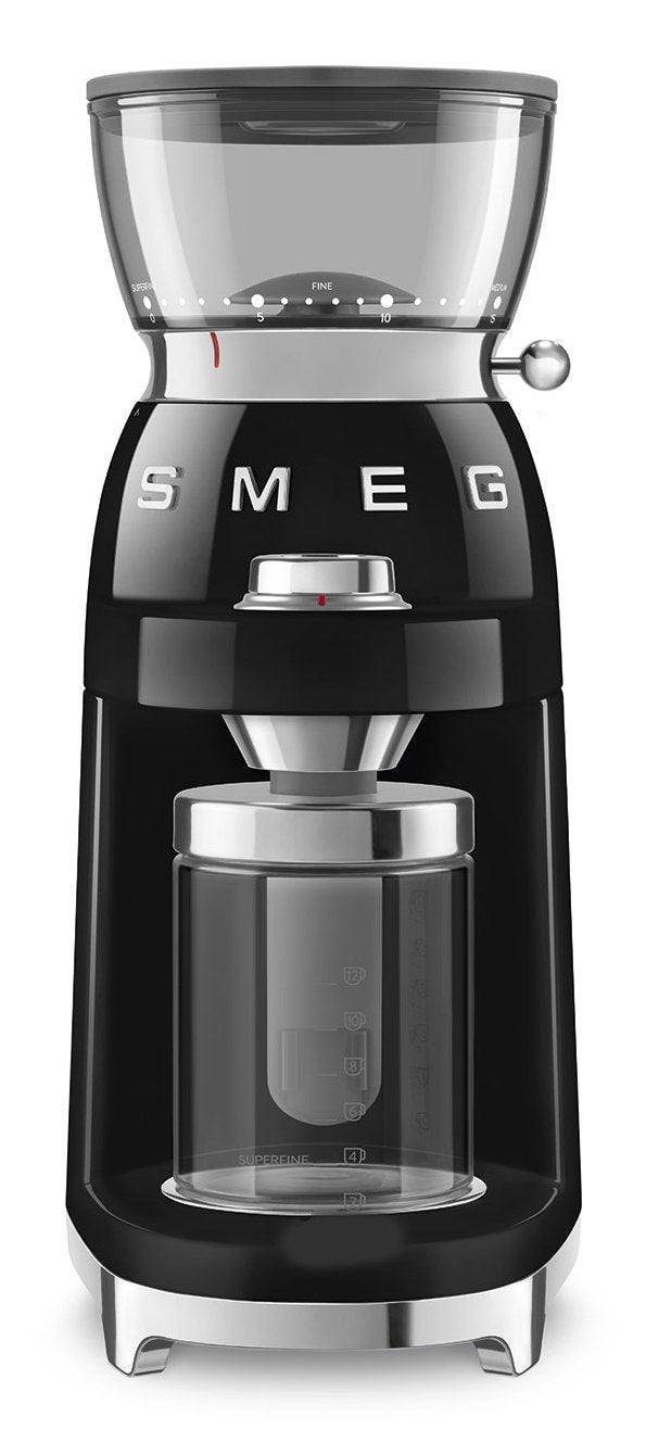 EAN 8017709355302 - Smeg CGF03BLEU molinillo de café 150 W Negro imagen 1