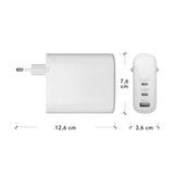 Dbramante1928 Re-Charge Adaptador De Corriente 140 Vatios Usb-C Usb Blanco Europa