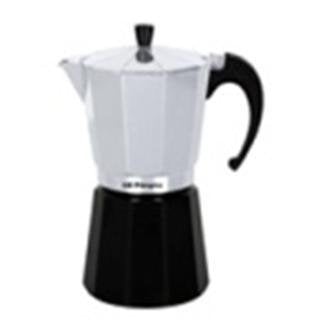 Cafetera  Orbegozo Kfm 630 De Aluminio - Prepara 6 Tazas De Cafe En Minutos - Mango Ergonomico Para Un Manejo Seguro -