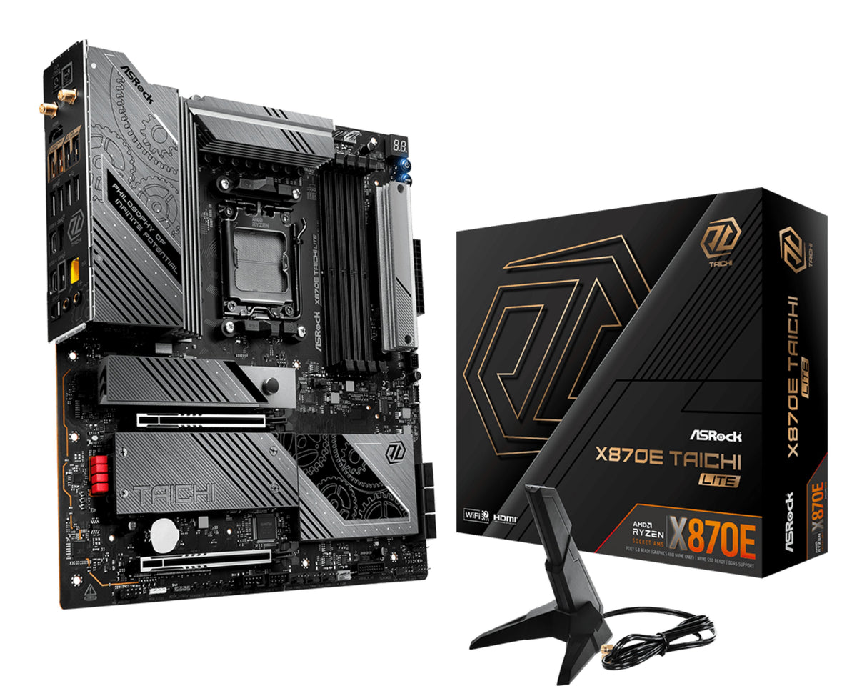 EAN 4710483947445 - Asrock 90-MXBPA0-A0UAYZ placa base AMD X870 Zócalo AM5 ATX extendida imagen 1