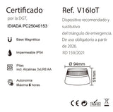 EAN 8436027003427 - EBox V16IoT EB2503 lámpara de emergencia Naranja imagen 5