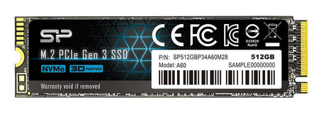 EAN 0886576048529 - Silicon Power P34A60 512 GB M.2 PCI Express NVMe SLC imagen 1
