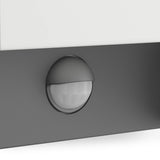 Aplique Exterior Philips Arbour 6w Sensor Movimiento 600lm 4000k Impermeable Ip44 Aluminio Antracita