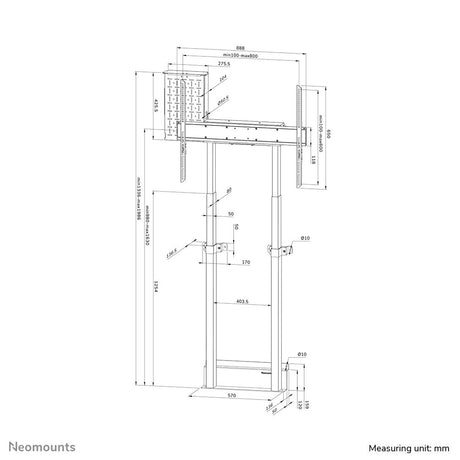 EAN 8717371449742 - Neomounts WL55-875WH1 soporte para TV 2,54 m (100") Blanco imagen 20