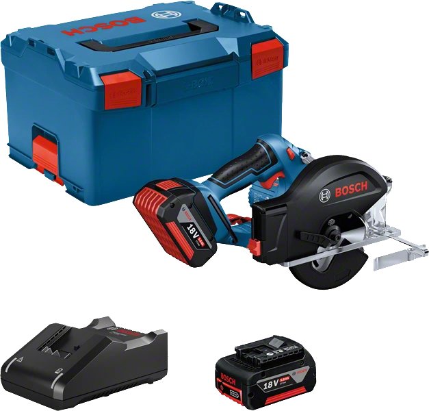 Sierra Circular Bosch Professional Gkm 18v-50 2 Baterías 5,0 Ah, En L-Boxx