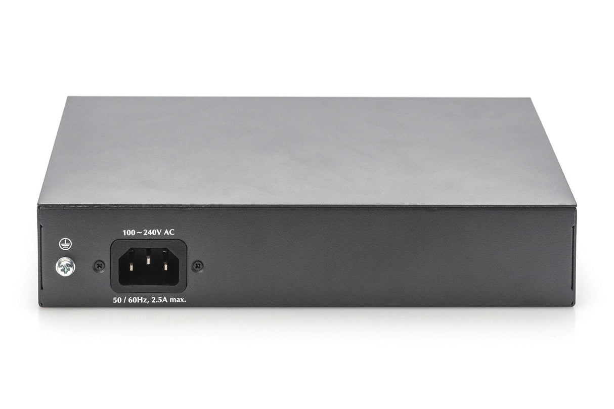 EAN 4016032467380 - Digitus DN-95140 switch No administrado Gigabit Ethernet (10/100/1000) Energía sobre Ethernet (PoE) Negro imagen 4