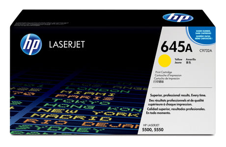EAN 0088698445426 - HP 645A Yellow Original LaserJet Toner Cartridge cartucho de tóner 1 pieza(s) imagen 1