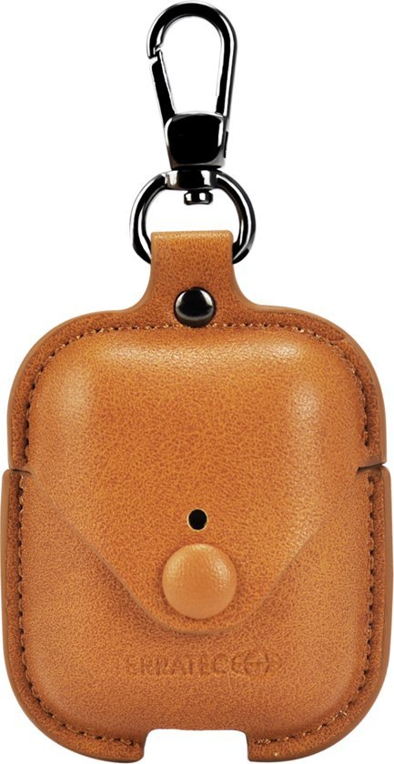 Terratec Funda Airpods Forma Airbox Fija Marrón Claro