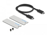 EAN 4043619420186 - DeLOCK 42018 caja para disco duro externo Caja externa para unidad de estado sólido (SSD) Plata imagen 3