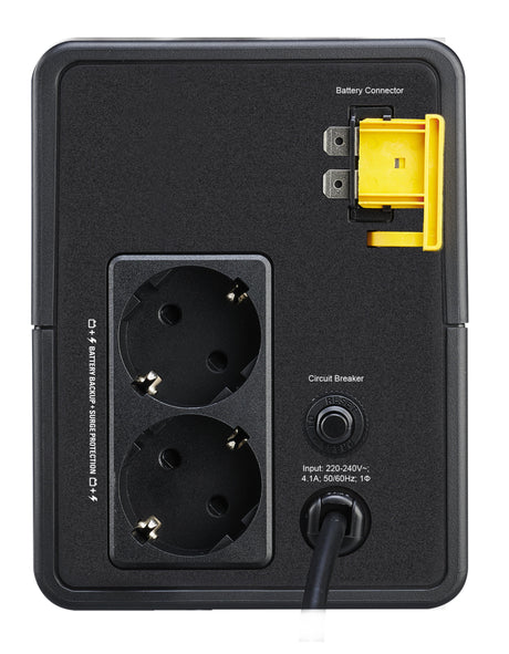 EAN 0731304404590 - APC BVX900LI-GR sistema de alimentación ininterrumpida (UPS) Línea interactiva 0,9 kVA 480 W 2 salidas AC imagen 2