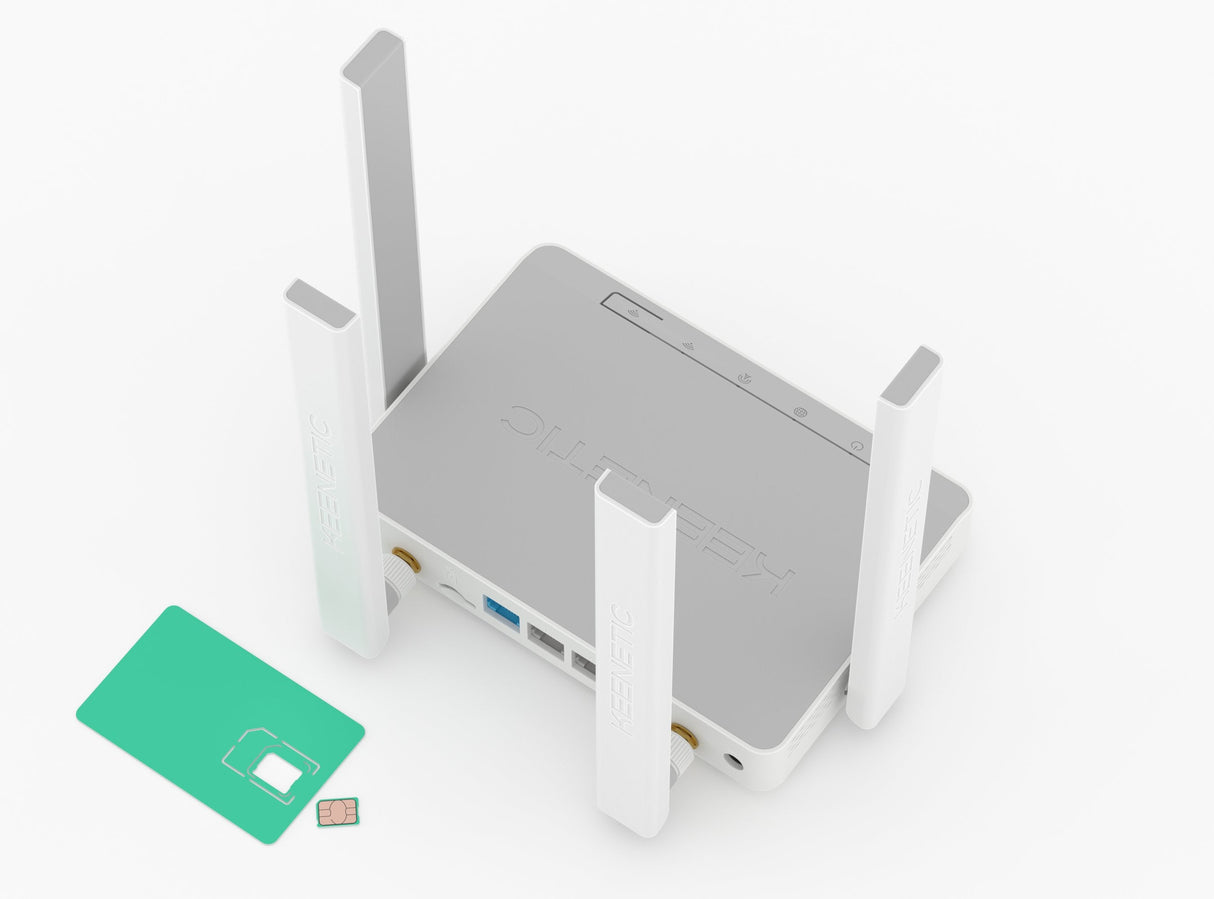 Keenetic Explorer 4g (Kn-4910) Perp Modem/Router 4g 4 Porte 100mbps