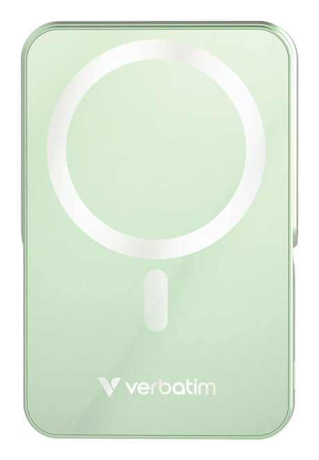 EAN 0002342322598 - Verbatim Charge 'n' Go Magnetic Wireless Polímero de litio 10000 mAh Cargador inalámbrico Verde imagen 2