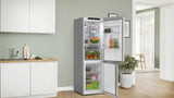 Bosch Home Kgn362laf Serie 4, Combinación De Frigorífico Y Congelador Plateado Kgn362laf