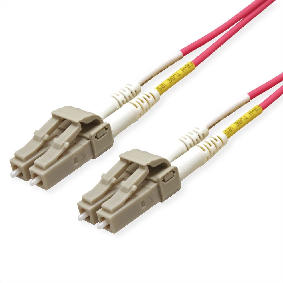 Roline Lwl-Cable 50 125m Om4, Lc Lc, Low-Loss-Stecker, Violett, 7 M