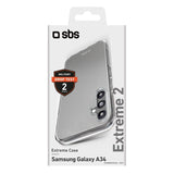 Sbs Extreme X2 Funda Para Galaxy A34 (6.6") Transparente