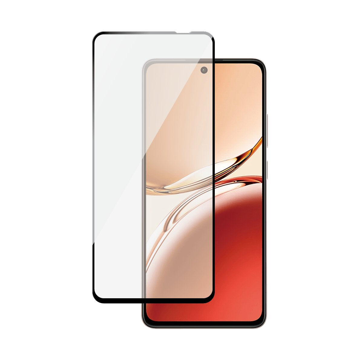 EAN 5715685014277 - PanzerGlass SAFE. by ® Screen Protector w. Black Frame Oppo Reno12 F 5G | Ultra-Wide Fit Protector de pan imagen 1